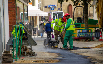 Travaux rue François Mitterrand