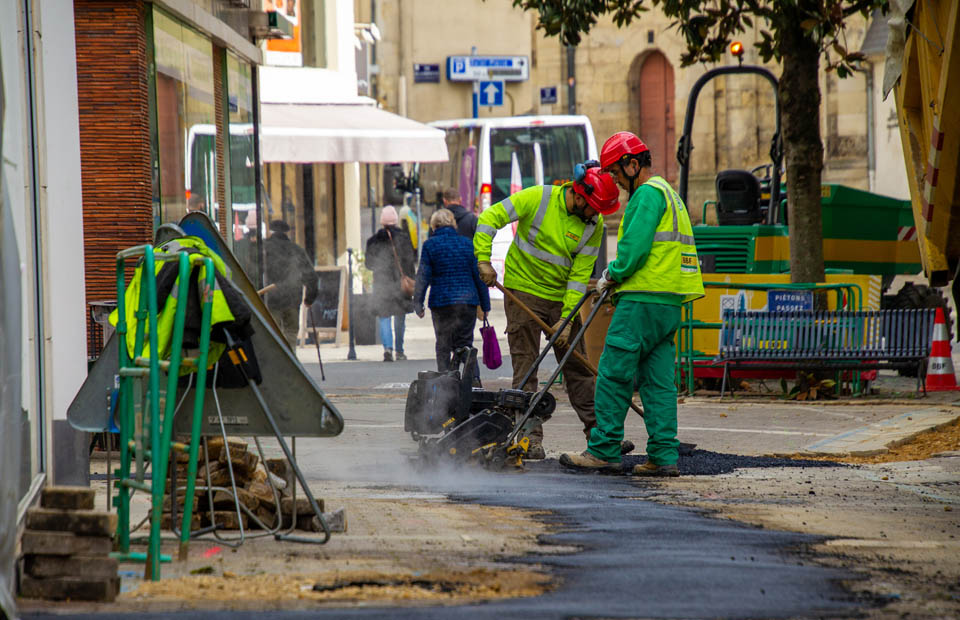 Travaux rue François Mitterrand